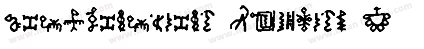 International Symbols 1字体转换
